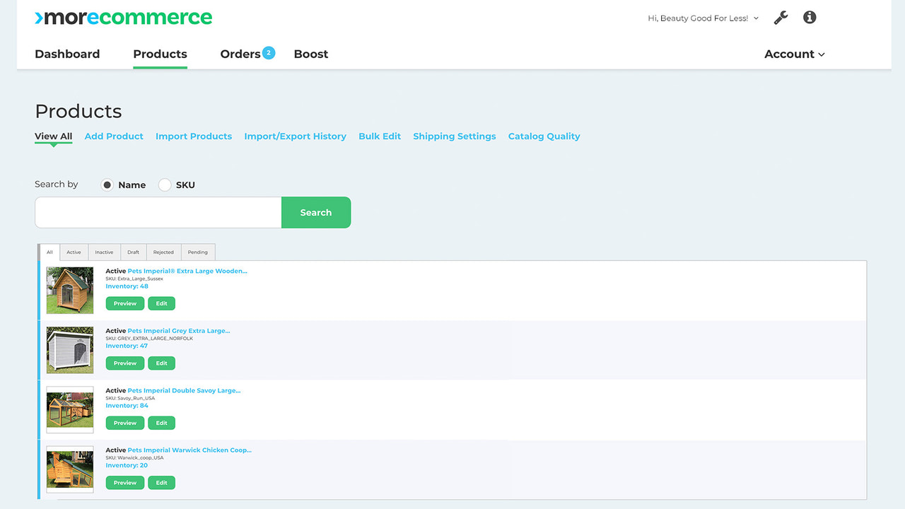 MoreCommerce Products