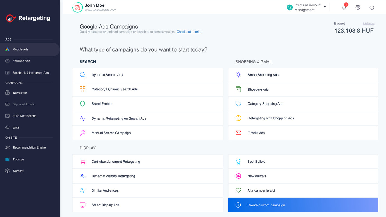 Retargeting Biz Google Ads