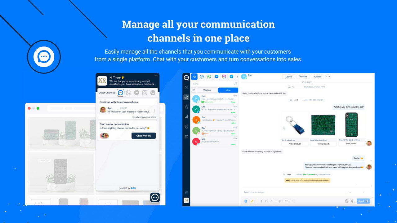 Qpien ‑ Helpdesk & Live Chat