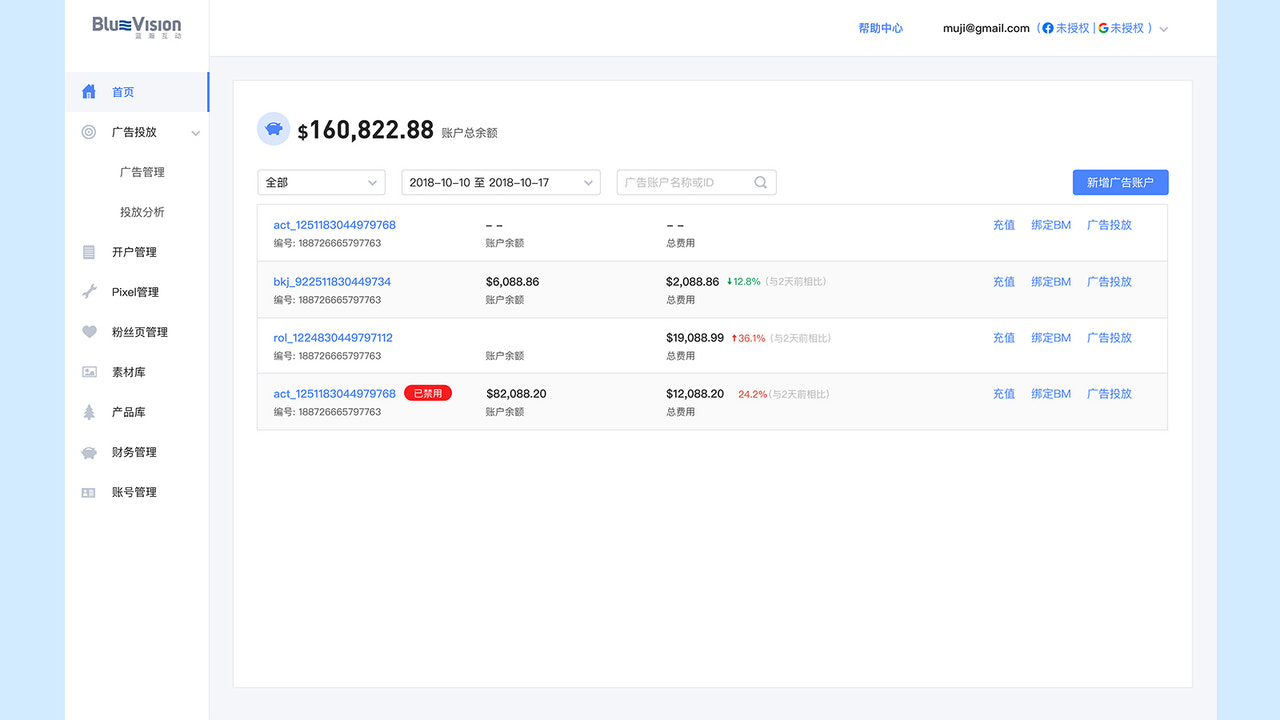 Luban–Facebook&Google Account