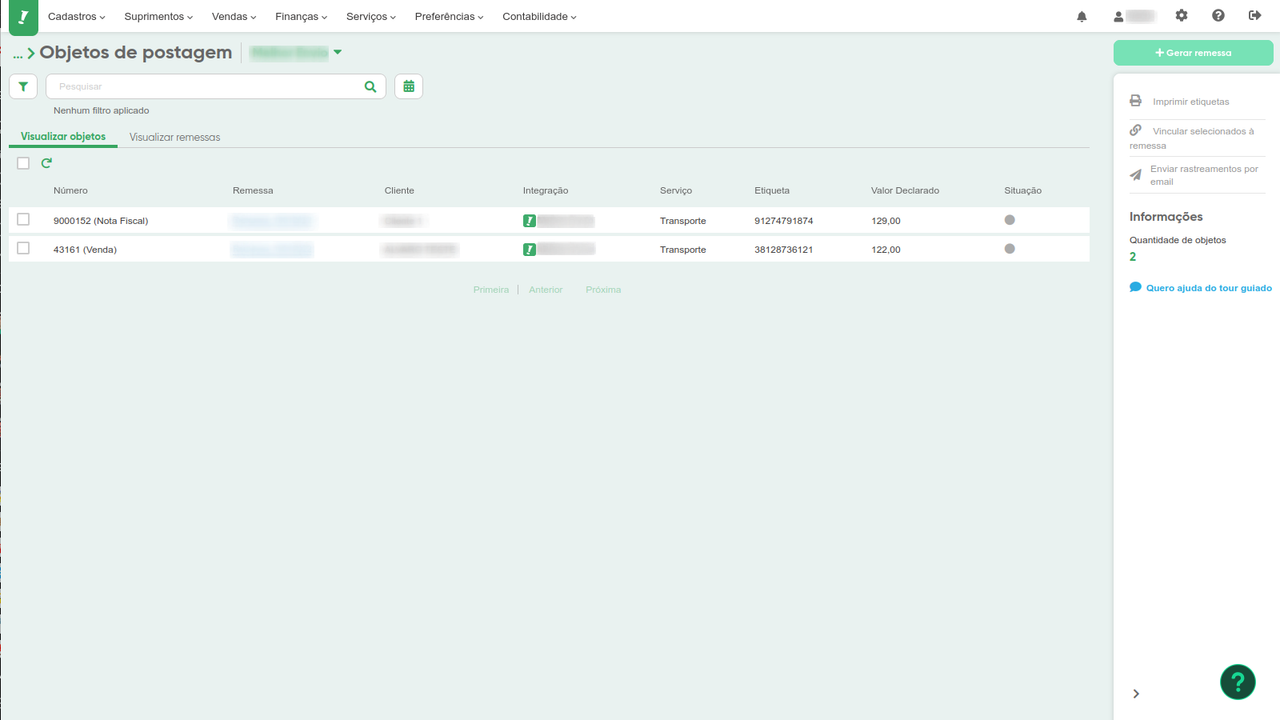 Integração Logística