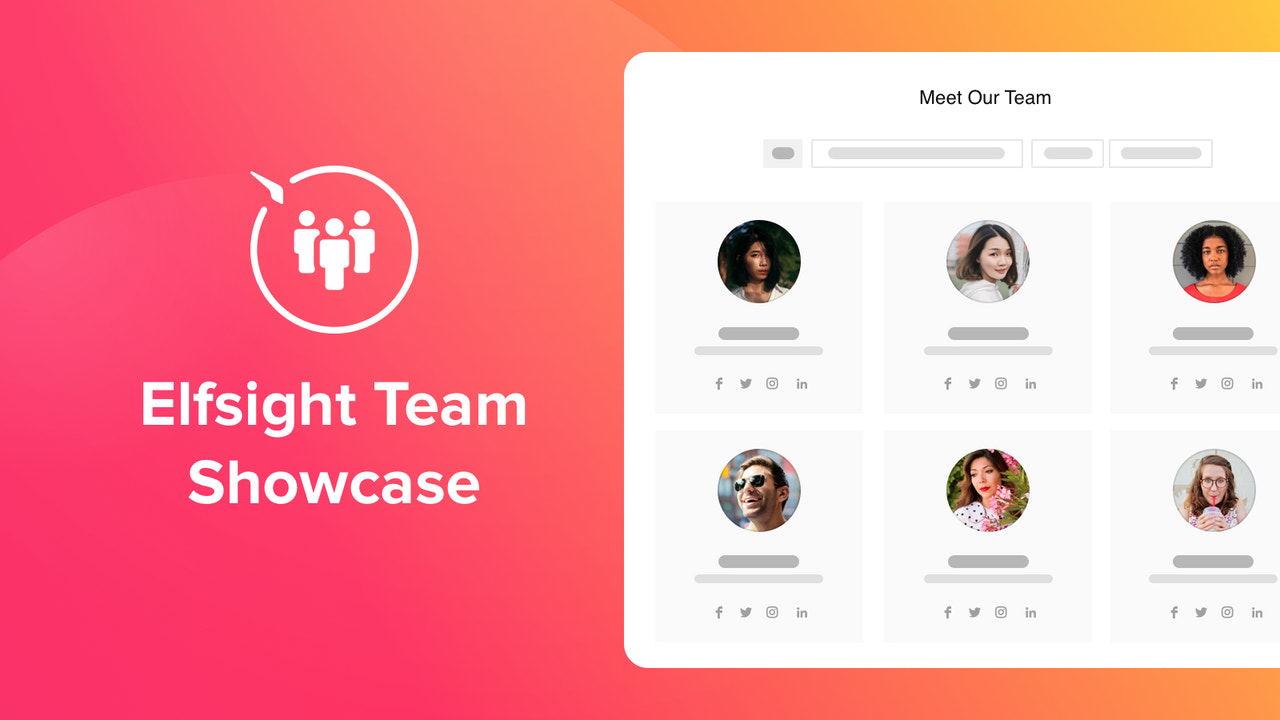 Elfsight Team Showcase