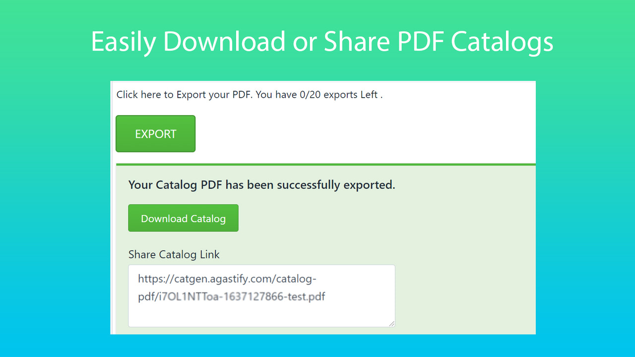 One Click Download and Share