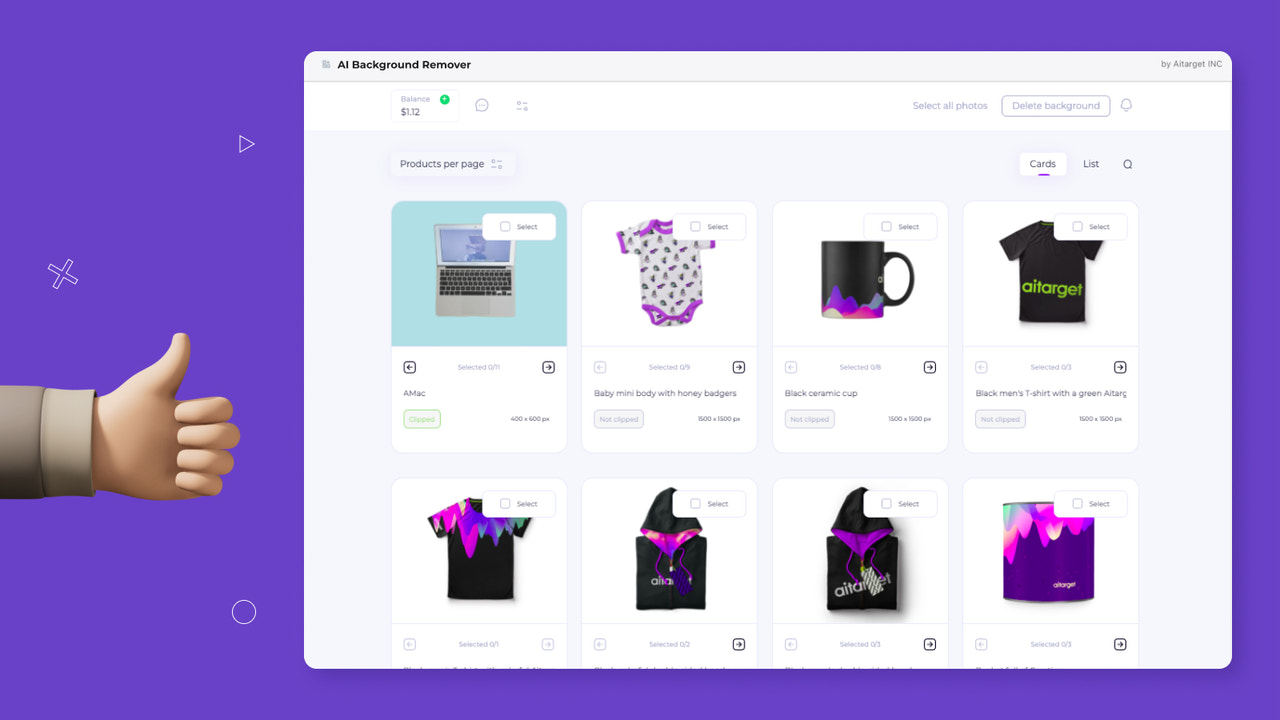 You see it on the product page