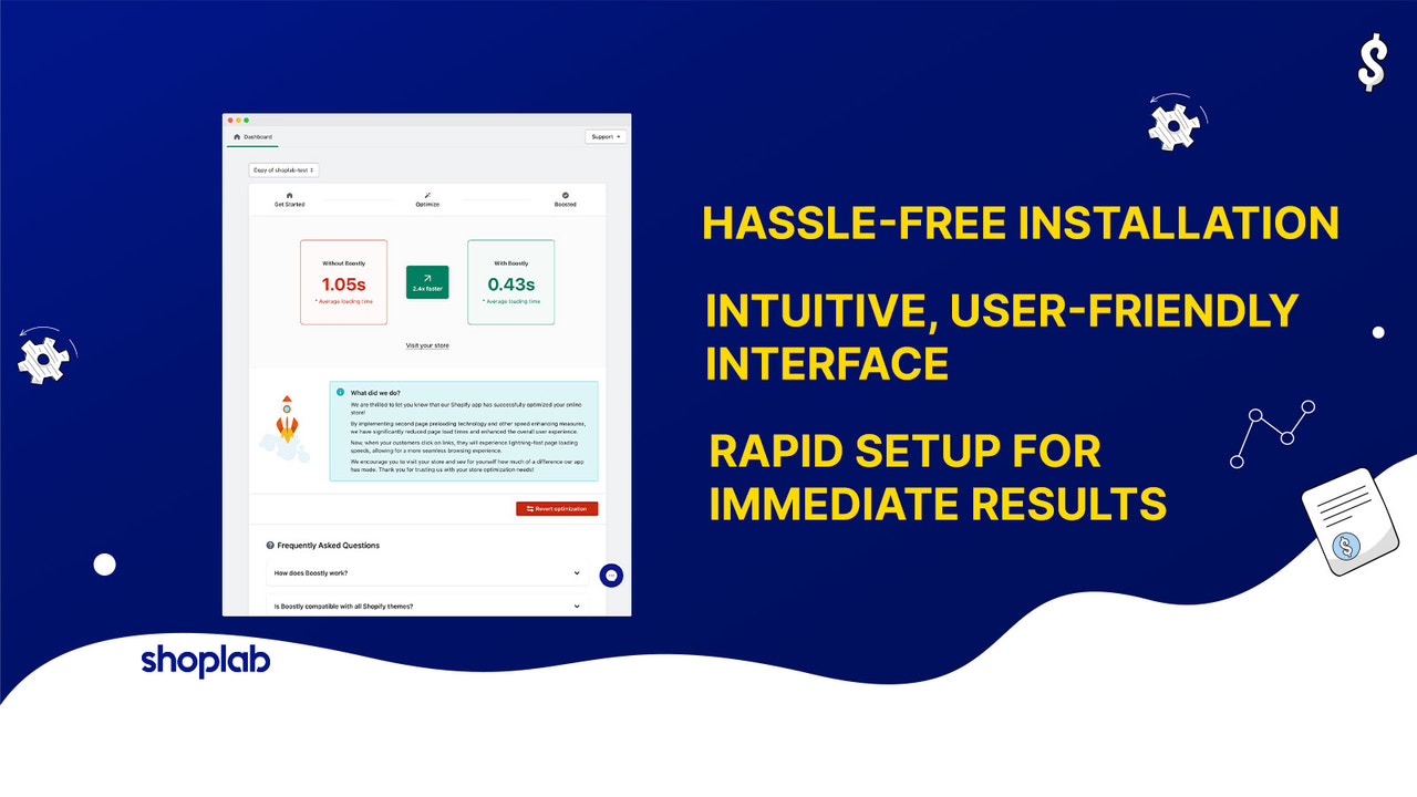 Easy install, Simple interface, Quick setup