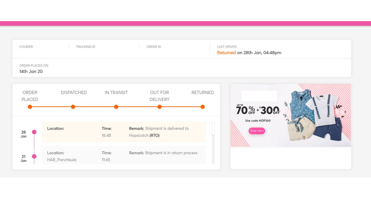 ClickPost Order Tracking