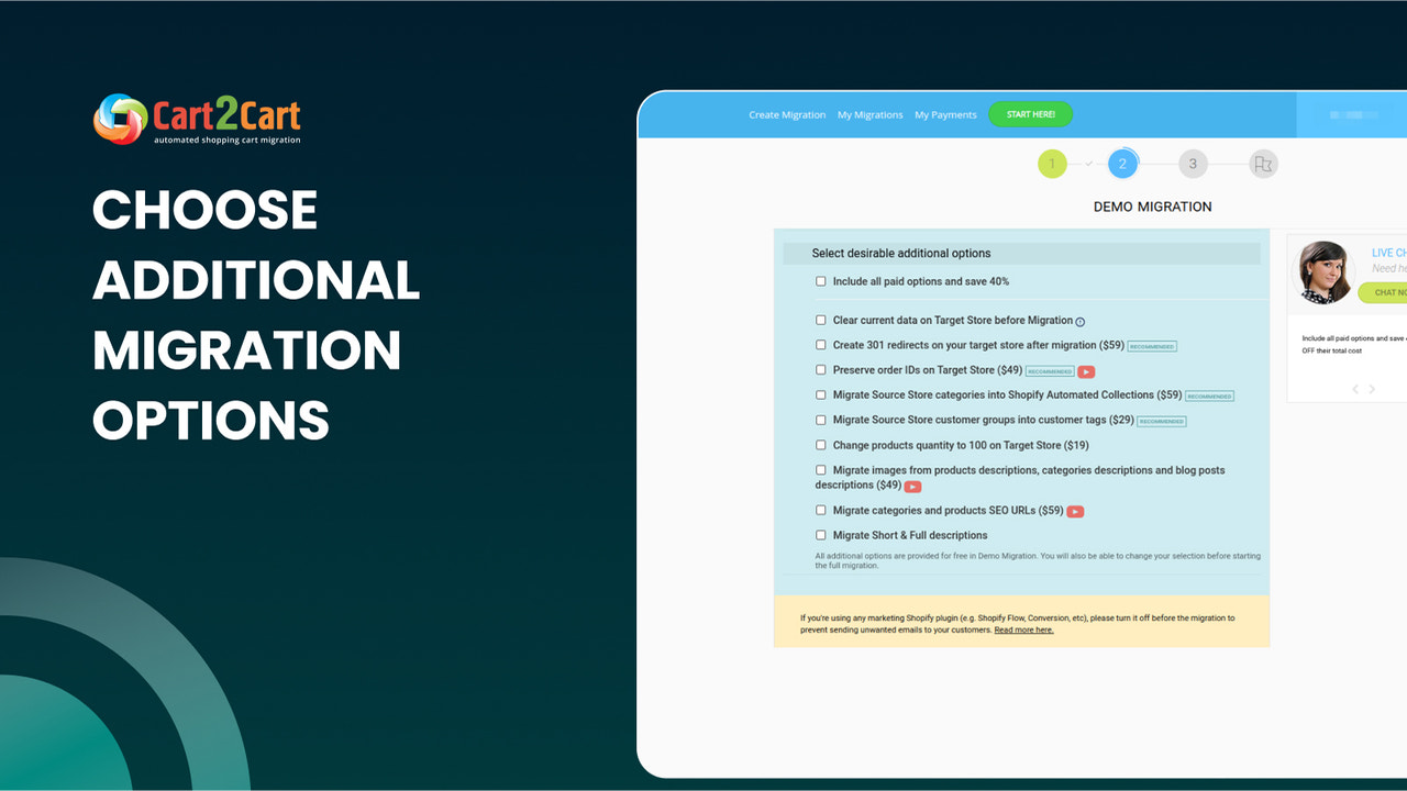 opencart to shopify migration by Cart2Cart