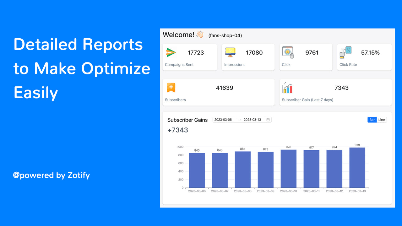 Track the performance of your web push marketing