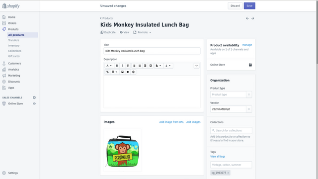 Virtual Product Warehouse