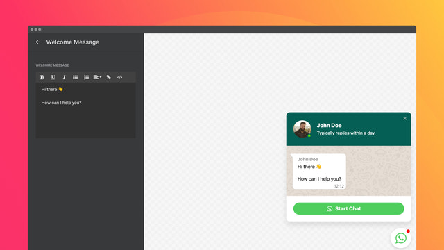 WhatsApp Chat Button by ES