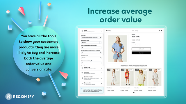 Recomify ‑ Upsell & Cross Sell