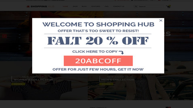 TIS Random Discount Pop‑up