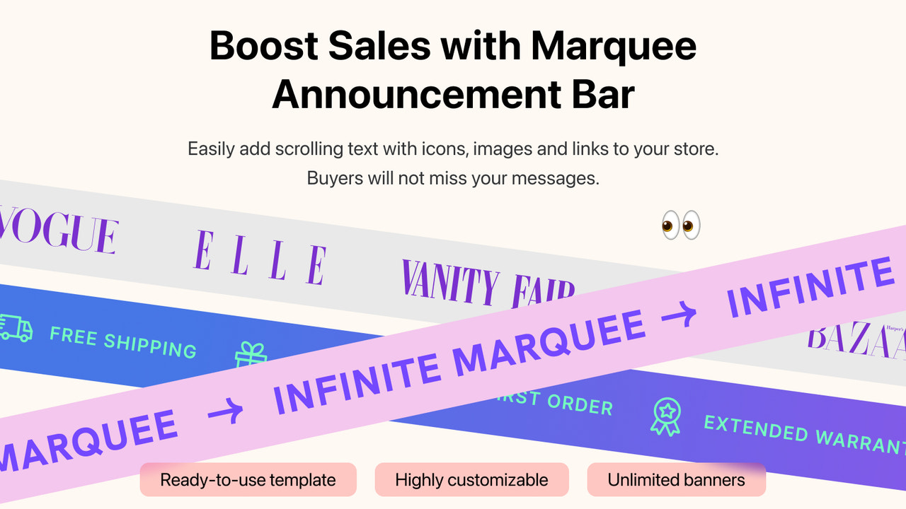 Fab Marquee Scrolling Text