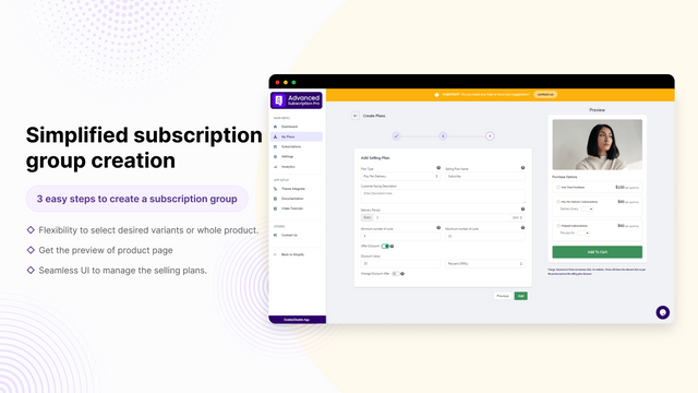 Advanced Subscriptions App