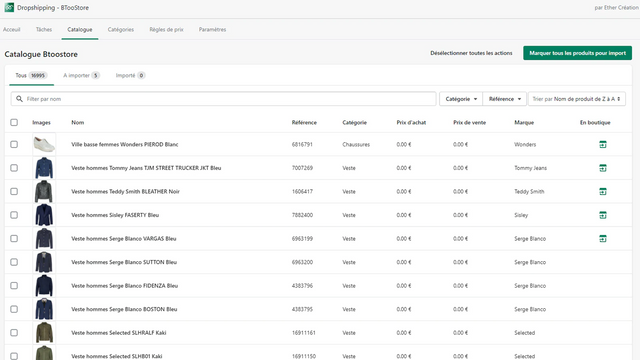 Dropshipping ‑ BTooStore