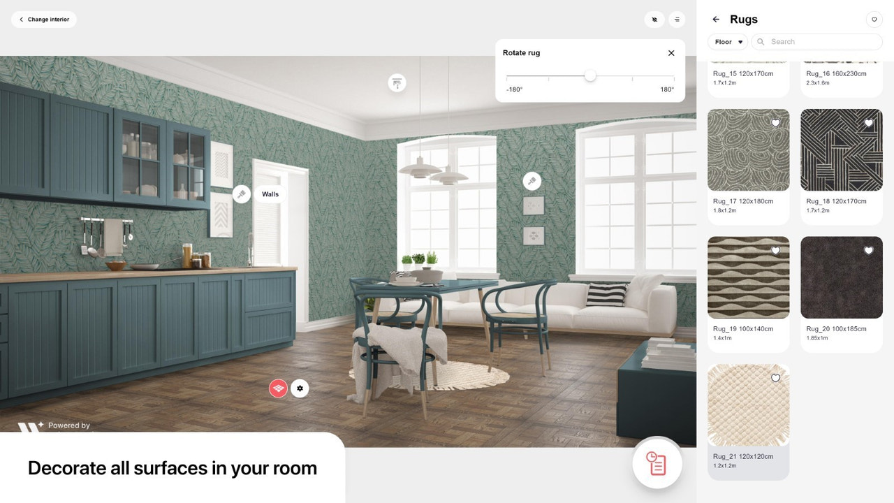 Decorate all surfaces in your room