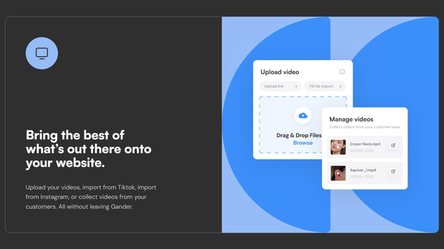 Gander: Convert with Video