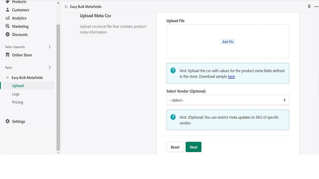 Mbbonz ‑ Bulk Metafields