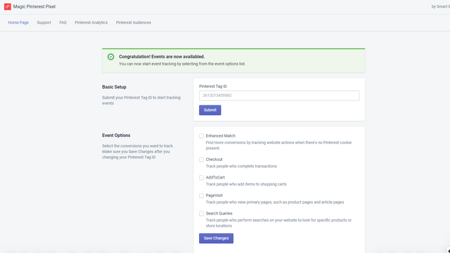 Magic Pinterest Pixel
