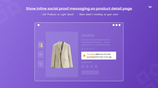 WiserNotify Social Proof Popup