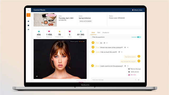 Livescale, Live Shopping