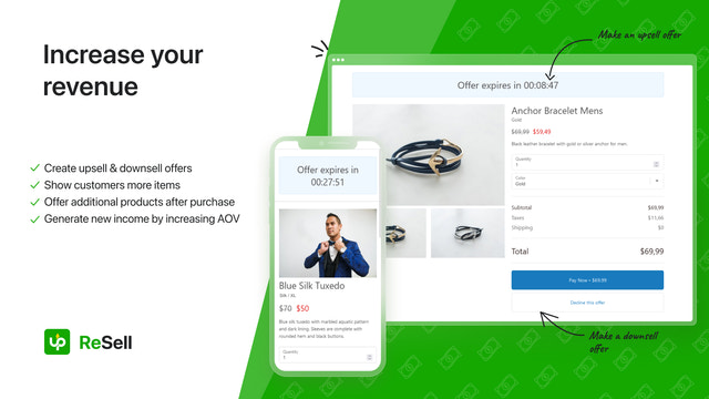 Post Purchase Upsell—ReSell