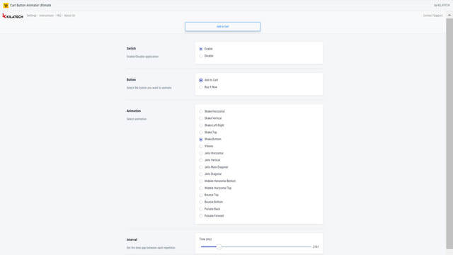 Cart Button Animator Ultimate