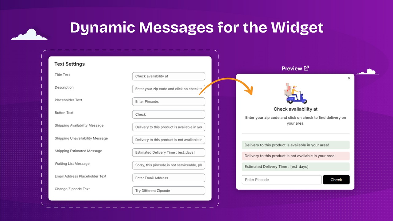 Easily Manage Dynamic Messages for Widget