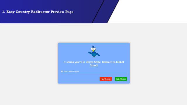 Easy Country Redirector