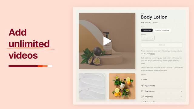 Omega Product Video Gallery