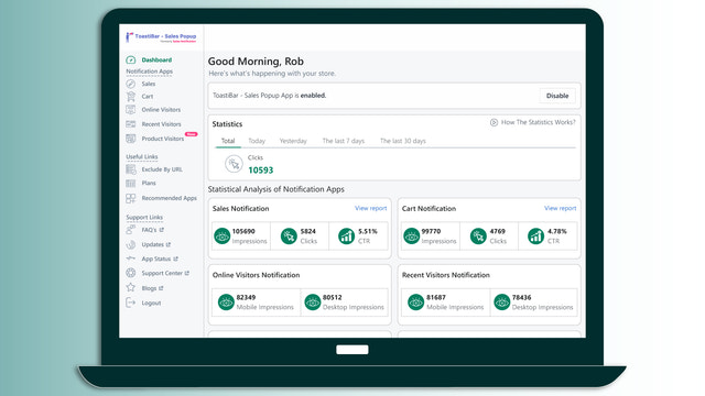 Sales Pop up ‑ ToastiBar