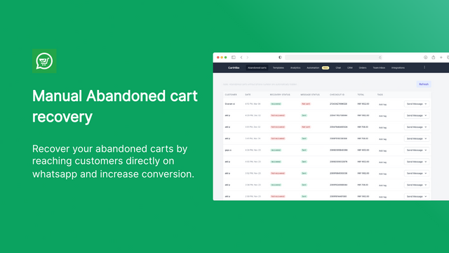 CK: WhatsApp Chat & Abandoned