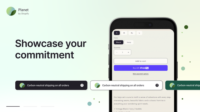 Planet—Carbon‑neutral shipping