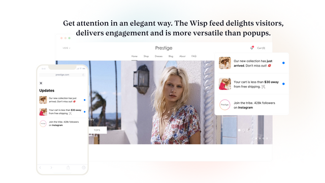 Notification Feed by Wisepops
