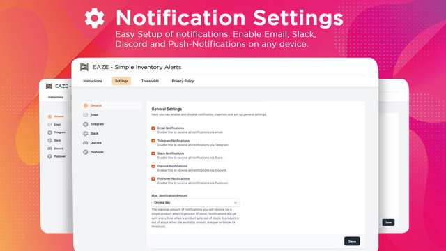 Simple Inventory Alerts
