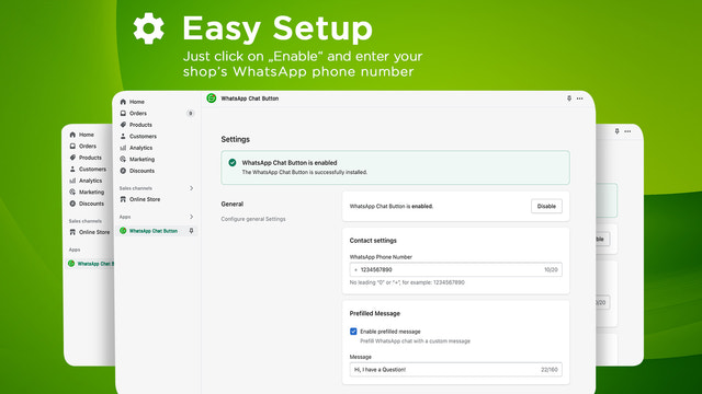 WhatsApp Button by EAZE