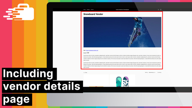 Vendor Details on Metaobjects