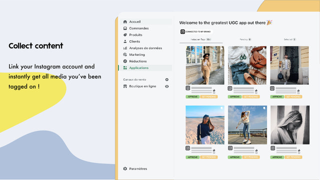 Shoppable Instagram UGC