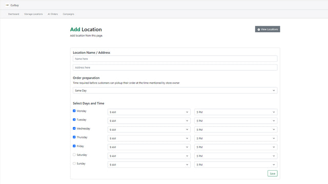 Curbuy: Curbside Store Pickup