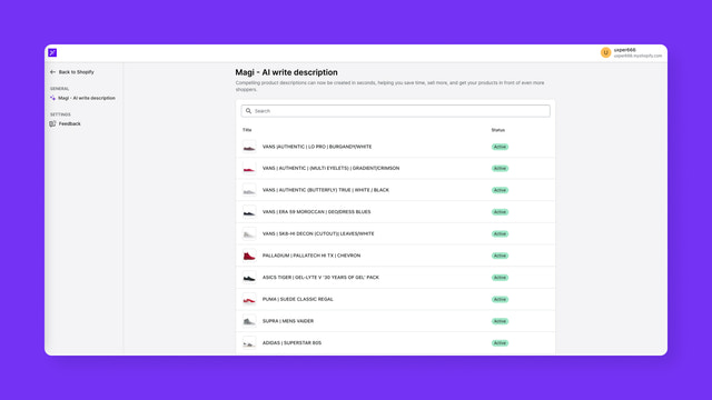 Magi ‑ AI write description