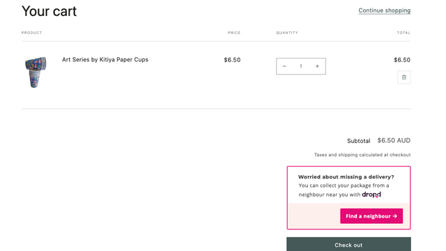 dropd // Click & Collect