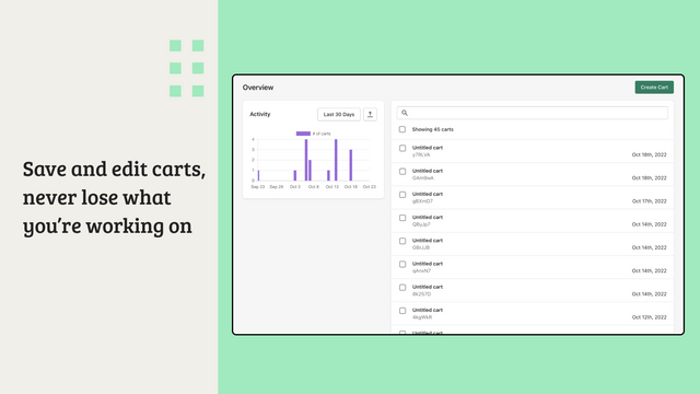 PluralCart: Save Carts & Share