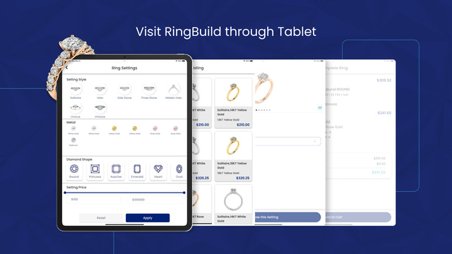 TDP engagement ring builder