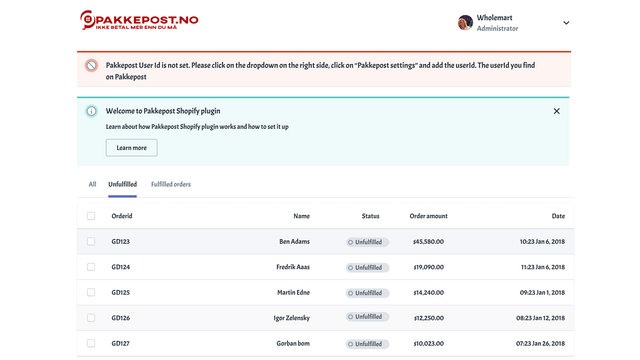 Pakkepost ‑ Cheap freight rate