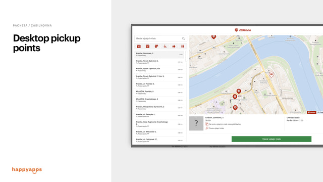 Packeta / Zásilkovna delivery