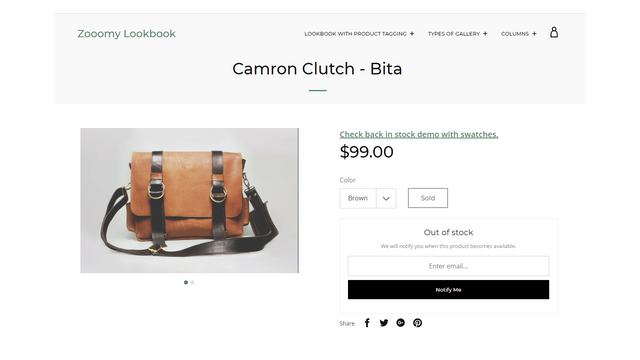 Back in‑stock Restock Alert ZA