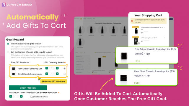 Dr Free Gift, BOGO Buy X Get Y