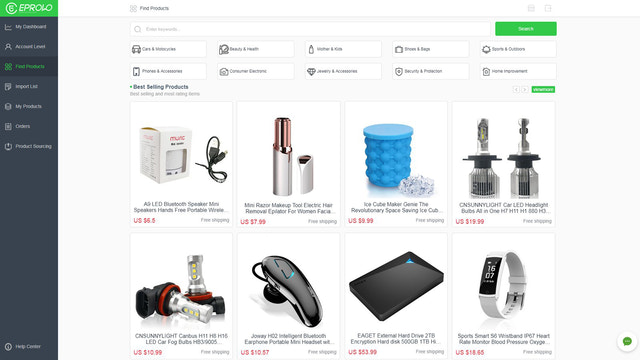 EPROLO‑Dropshipping & Branding