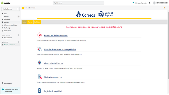 Correos Ecommerce