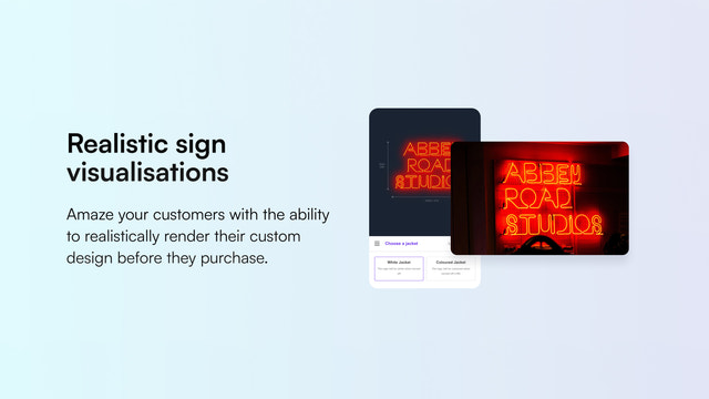 Sign Customiser ‑ SF